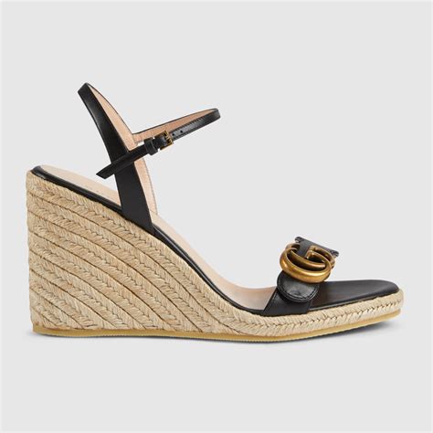 gucci espadrille wedge replica|gucci espadrille flat sale.